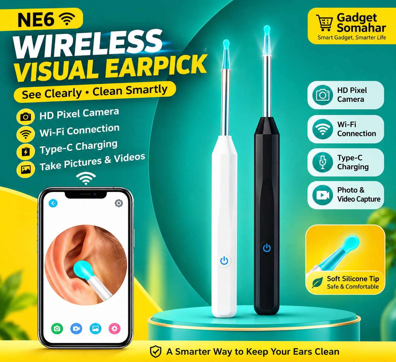 NE6 WIRELESS VISUAL EARPIC